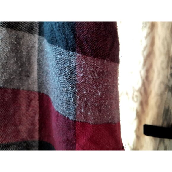 Mens Quilt Lined Red Plaid Hooded Heavyweight Chore Jacket Jacket Size 2XL - Picture 8 of 8